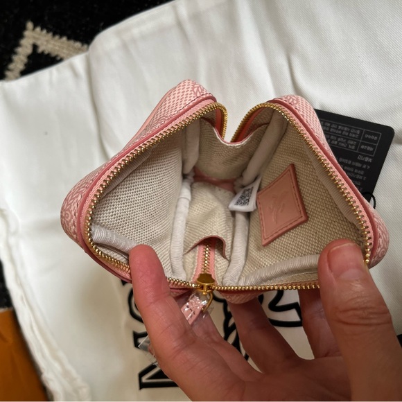 MCM Blush Pink Coin Pouch - Picture 3 of 4